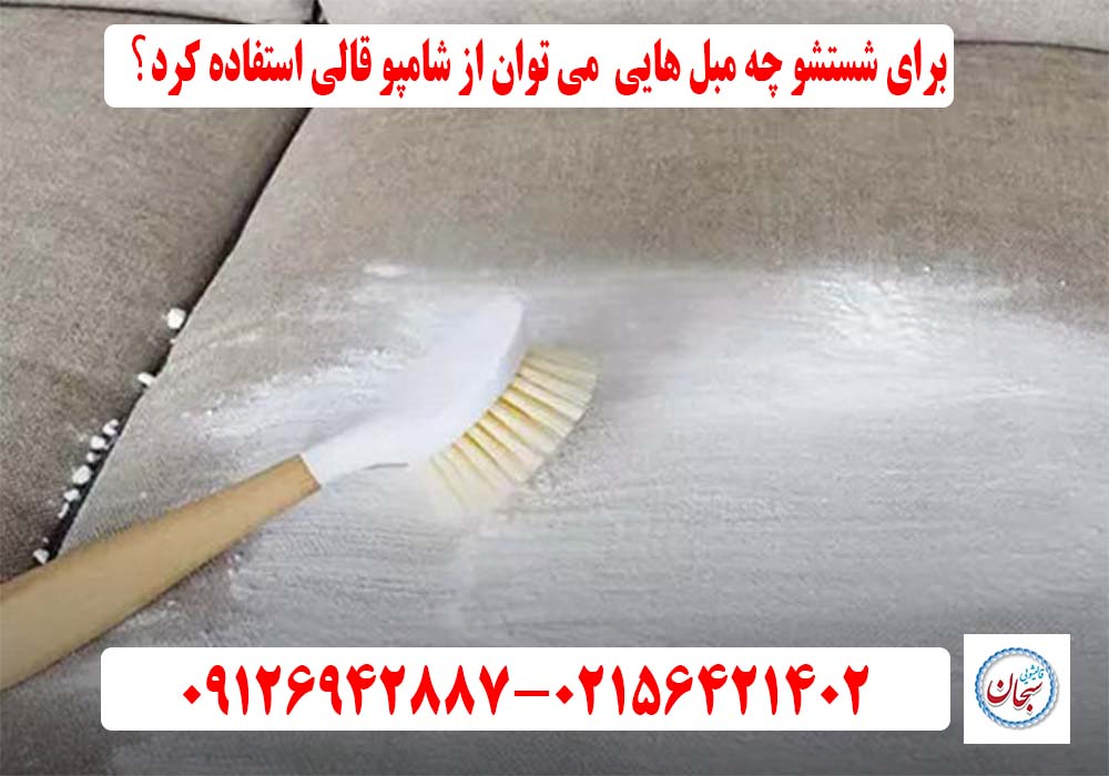 برای شستشو چه مبل هایی می توان از شامپو قالی استفاده کرد؟