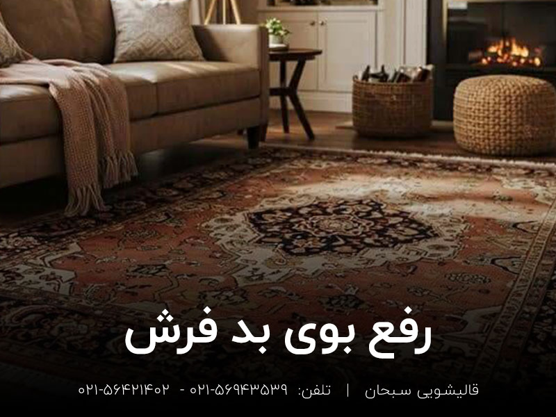 رفع بوی بد فرش